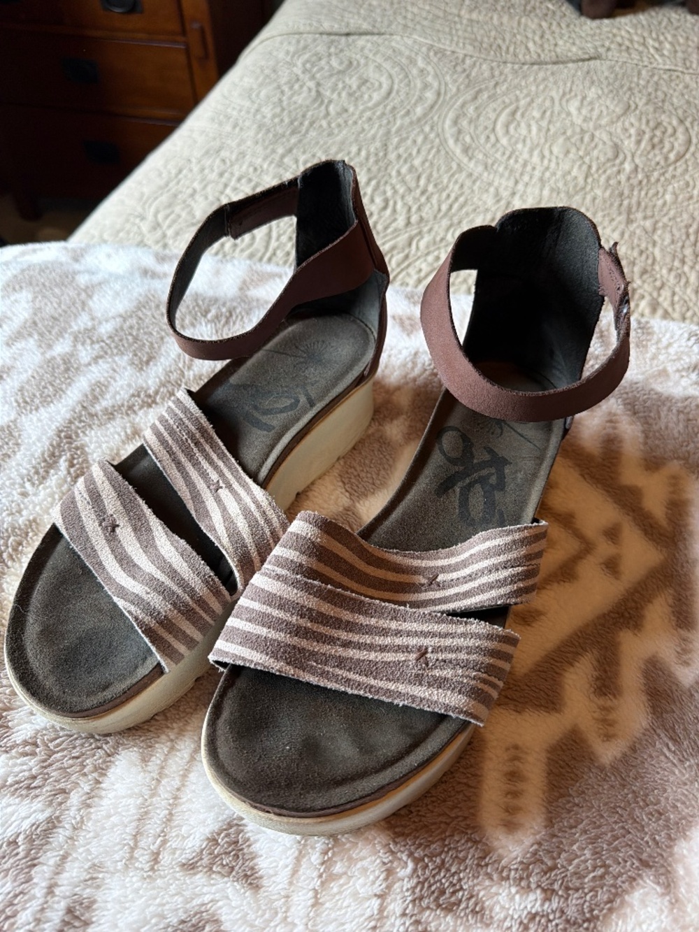 Cute leather sandals